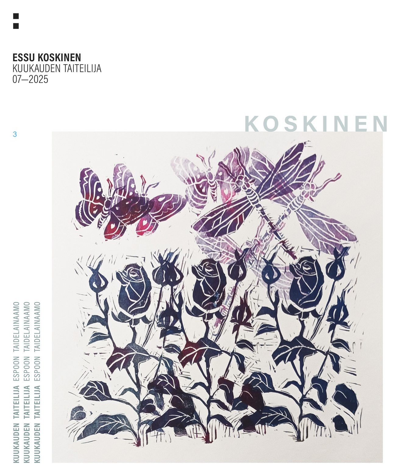 Heinäkuun kuukauden taiteilija: Essu Koskinen