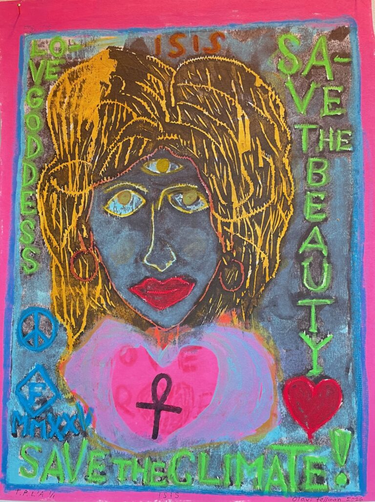 Olavi Fellmanin kantaaottava värikäs grafiikka ilmastonmuutosta vastaan