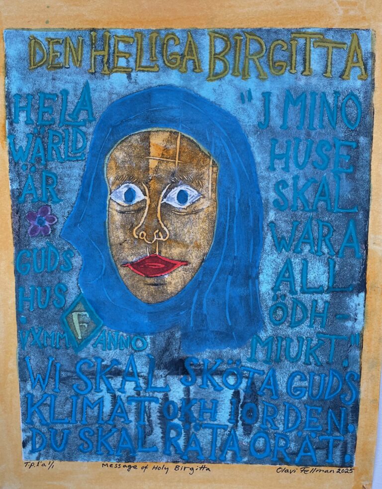 Olavi Fellmanin kantaaottava värikäs grafiikka ilmastonmuutosta vastaan