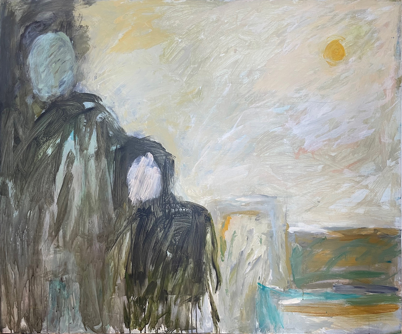 Kaihon kasvot, Seija Rissanen 2009-2014, akryyli kankaalle 100 cm x 120 cm