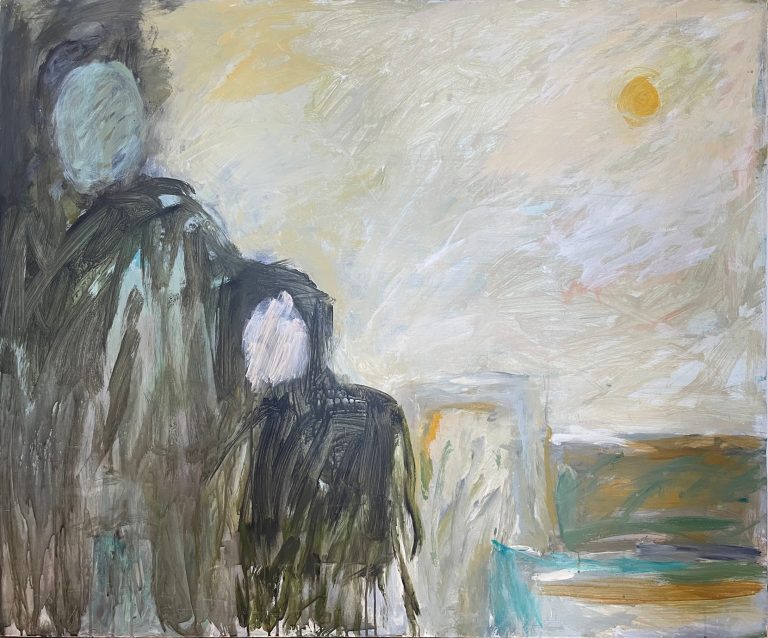 Kaihon kasvot, Seija Rissanen, akryyli, 2009-2014, 100 cm x 120 cm