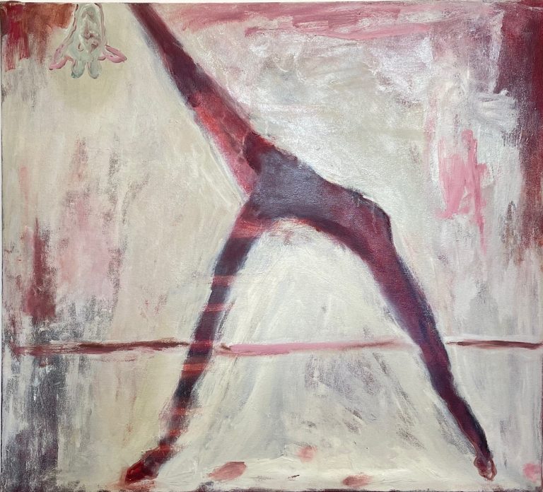Ylhäältä näkee alas, Seija Rissanen, 2007, öljymaalaus, 72 cm x 80 cm