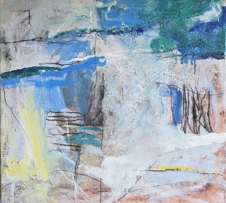 Tämä tunne, Maija Helin-Åvall, 60x65cm, 2020.