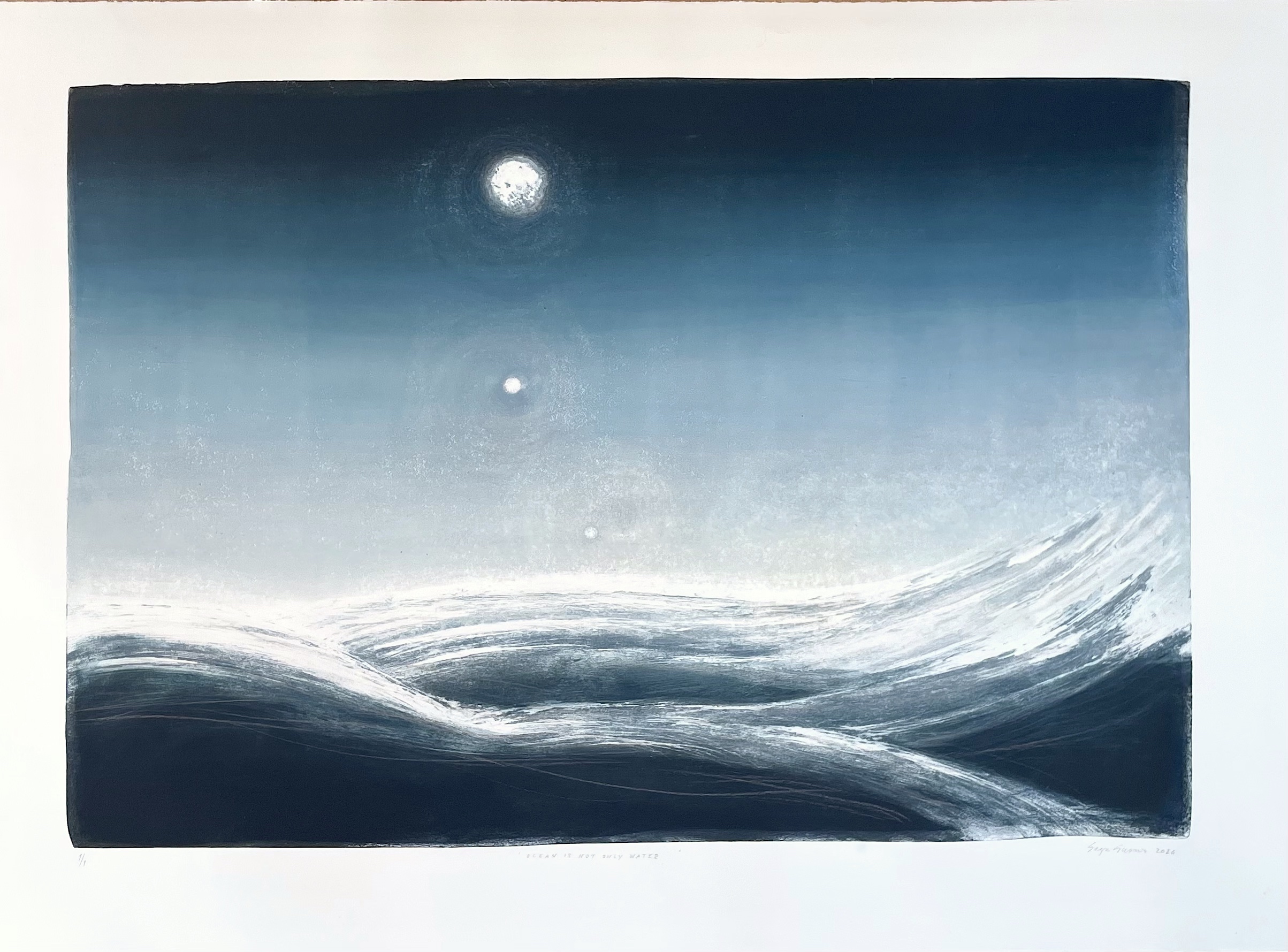 Ocean is not only water, Saga Suonio, 107x76cm,2026.
